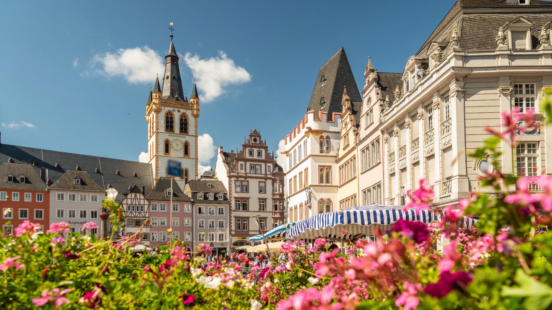 Ein Bild von römischen Ruinen in Trier